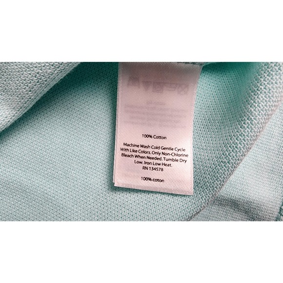 Vineyard Vines Mens Polo Shirt XL Aqua Blue Classic Fit 100% Cotton Pique - Picture 8 of 9